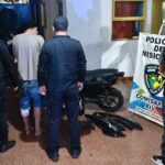 robo-una-moto-del-hospital-madariaga,-choco-mientras-escapaba-y-termino-detenido-en-posadas