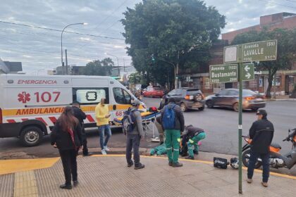 un-peaton-de-75-anos-resulto-herido-tras-ser-atropellado-por-una-motocicleta-en-posadas
