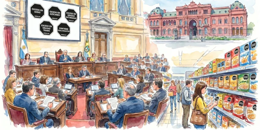 etiquetado-frontal:-la-oposicion-cree-que-el-gobierno-nacional-busca-derogar-la-ley-para-repuntar-el-consumo