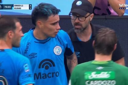 susto-en-la-copa-argentina:-lucas-zelarayan-se-descompenso-en-la-cancha-y-debio-ser-reemplazado-en-belgrano-gimnasia-de-jujuy