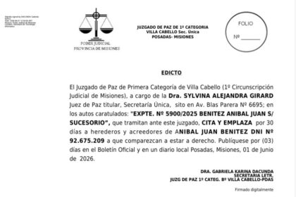 el-juzgado-de-paz-de-primera-categoria-de-villa-cabello-cita-y-emplaza-herederos-y-acreedores-de-anibal-juan-benitez
