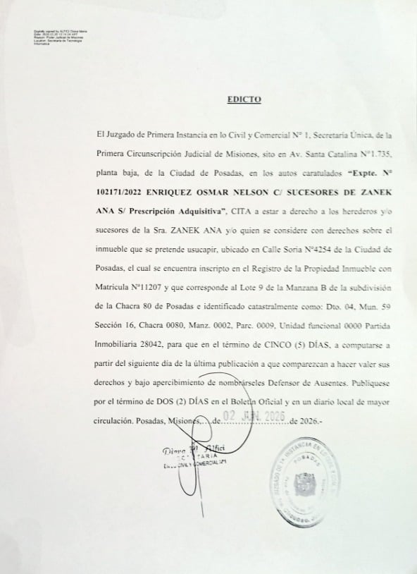 el-juzgado-de-primera-instancia-en-lo-civil-y-comercial-n°1-cita-a-herederos-yo-sucesores-de-la-sra.-zanek-ana
