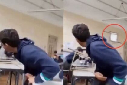 violento-ataque-de-un-alumno-de-17-anos-a-un-profesor:-le-provoco-fracturas-multiples