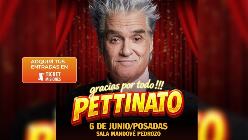 ticket-misiones-|-hoy-pettinato-en-posadas:-llego-el-dia-para-verlo-en-¡gracias-por-todo!