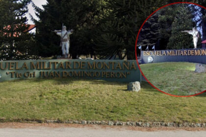 el-kirchnerismo-acusa-al-ministro-de-defensa-de-borrar-el-nombre-del-general-peron-de-la-fachada-de-la-escuela-militar-de-montana