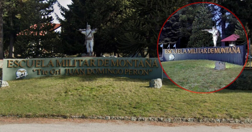 el-kirchnerismo-acusa-al-ministro-de-defensa-de-borrar-el-nombre-del-general-peron-de-la-fachada-de-la-escuela-militar-de-montana