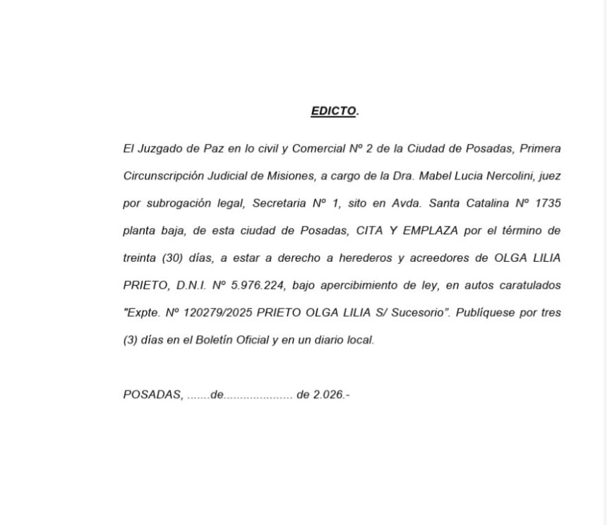 el-juzgado-de-paz-en-lo-civil-y-comercial-no-2-cita-y-emplaza-a-herederos-y-acreedores-de-olga-lilia-prieto