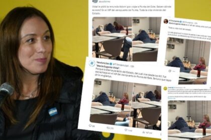 los-trolls-libertarios-salieron-a-cruzar-a-maria-eugenia-vidal-por-pedir-la-renuncia-de-adorni:-foto-en-el-vip-de-un-aeropuerto-y-una-respuesta-lapidaria