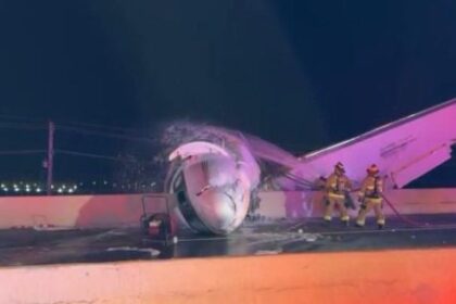 una-avioneta-cayo-sobre-una-autopista-en-texas:-un-muerto-y-cinco-sobrevivientes