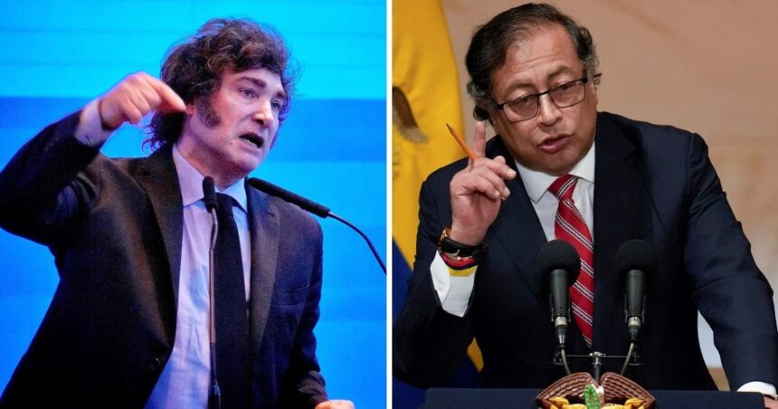 el-gobierno-de-petro-presento-una-carta-de-protesta-contra-milei-por-su-apoyo-a-de-la-espriella-para-el-balotaje-en-colombia