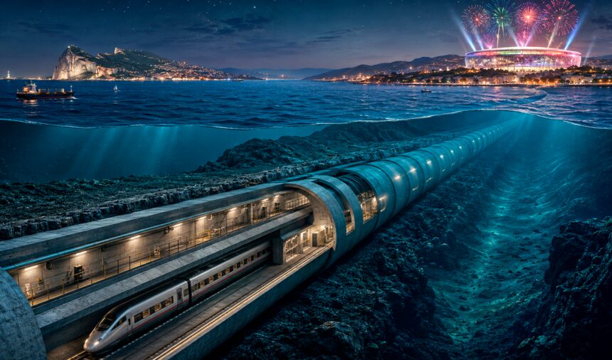 el-historico-tunel-de-28-km-bajo-el-mar-que-busca-unir-espana-y-marruecos-en-30-minutos:-iba-a-ser-clave-para-el-mundial-2030