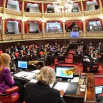 tras-seis-meses-de-paralisis,-el-senado-bonaerense-tiene-su-primera-sesion-del-ano:-bronca-del-kirchnerismo-duro-y-libertarios-por-los-proyectos-que-se-tratan