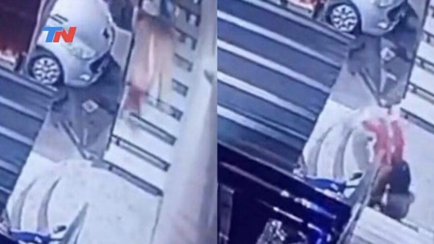 impactante-video:-el-momento-en-que-un-hombre-empujo-por-las-escaleras-a-su-pareja-embarazada-en-san-juan