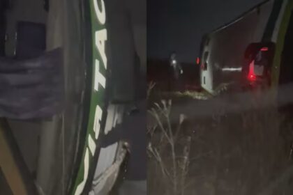 urgente:-volco-un-micro-y-cayo-desde-un-puente-en-medio-del-temporal