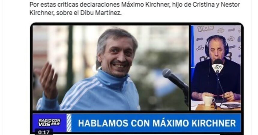 trolls-libertarios-difundieron-una-fake-news-sobre-maximo-kirchner,-el-dibu-martinez-y-las-malvinas-en-la-previa-de-la-final-con-espana