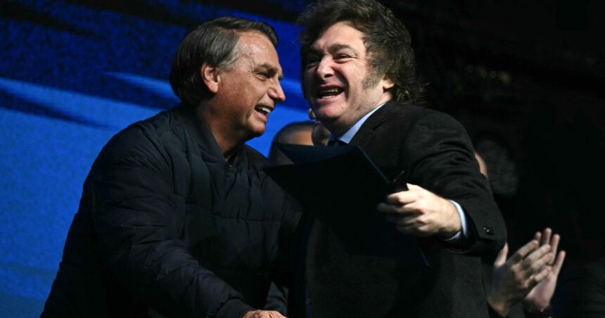 milei-viaja-a-san-pablo:-respaldara-la-candidatura-presidencial-de-flavio-bolsonaro,-recibira-un-premio-que-ya-le-dieron-a-karina-y-no-vera-a-lula
