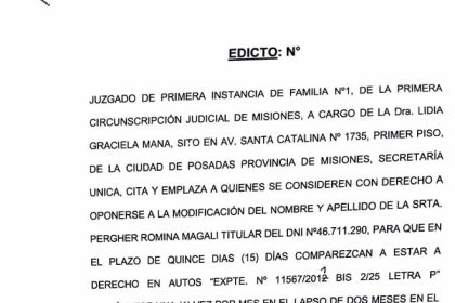 el-juzgado-de-primera-instancia-de-familia-n°1-cita-y-emplaza-a-quienes-se-consideren-con-derecho-a-oponerse-a-la-modificacion-del-nombre-y-apellido-de-la-srta.-pergher-romina-magali