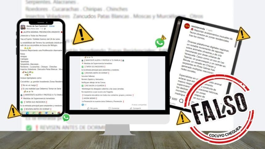 es-falso-que-el-doble-terremoto-provoco-una-invasion-masiva-de-serpientes-y-cocodrilos-en-casas-y-edificios.
