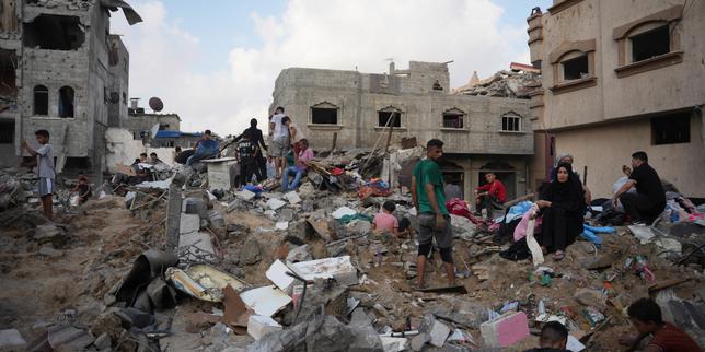 en-gaza-devastada,-las-zonas-piloto,-un-simulacro-de-reconstruccion-que-no-convencia-a-los-habitantes