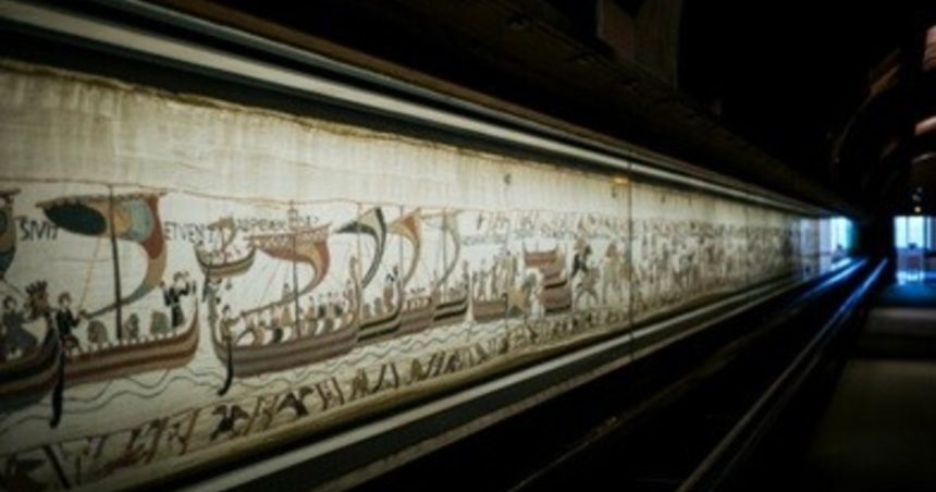 tapiz-de-bayeux:-como-fue-el-operativo-secreto-para-llevar-la-joya-medieval-al-museo-britanico