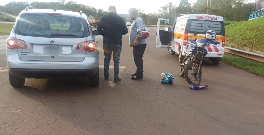 motociclista-resulto-herido-tras-un-choque-con-un-automovil-en-el-acceso-a-garupa