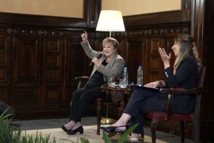 los-5-posteos-de-kristalina-georgieva:-que-senales-dejo-en-su-primera-jornada-en-buenos-aires