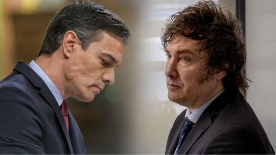luego-de-llamar-“basura-socialista”-a-lula,-javier-milei-volvio-a-la-carga-contra-pedro-sanchez