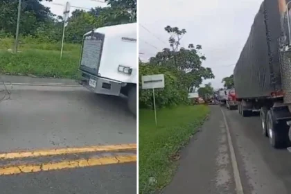 vuelve-bloqueo-en-la-via-a-buenaventura:-comunidades-de-inmediaciones-del-rio-anchicaya-reclaman-indemnizacion-por-impacto-ambiental