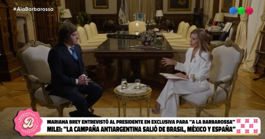 milei-rechazo-que-eeuu.-haya-“salvado”-a-argentina-con-el-auxilio-financiero-de-trump:-“su-ayuda-fue-menos-del-5%”