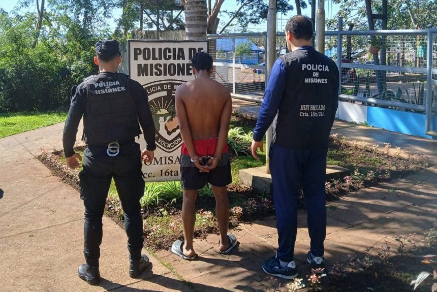 posadas-|-intento-huir-durante-un-allanamiento,-pero-fue-capturado-tras-una-persecucion