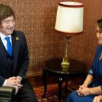milei-meets-peru’s-new-president-fujimori-during-lima-inauguration