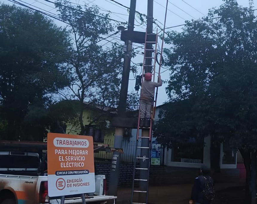 temporal-en-misiones:-trabajan-para-restablecer-el-servicio-tras-multiples-cortes-de-luz-en-posadas-y-varias-localidades 