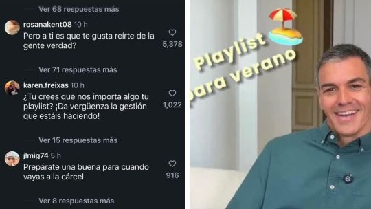 insolito:-pedro-sanchez-compartio-su-playlist-de-verano-mientras-espana-atraviesa-la-crisis-migratoria-en-ceuta