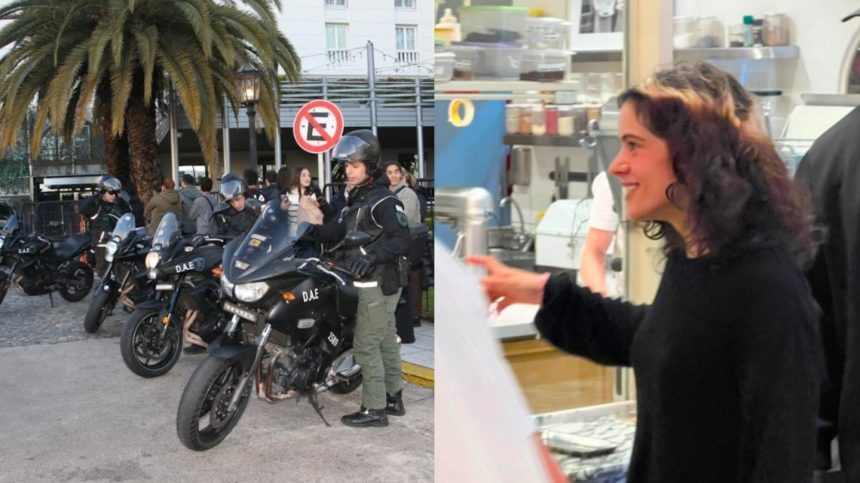 en-la-previa-de-sus-conciertos,-rosalia-llego-al-arena-de-buenos-aires-entre-vallas-y-un-fuerte-operativo-policial