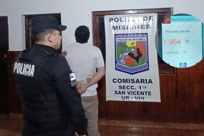 manejaba-alcoholizado,-choco-contra-otro-vehiculo-y-termino-demorado-en-san-vicente