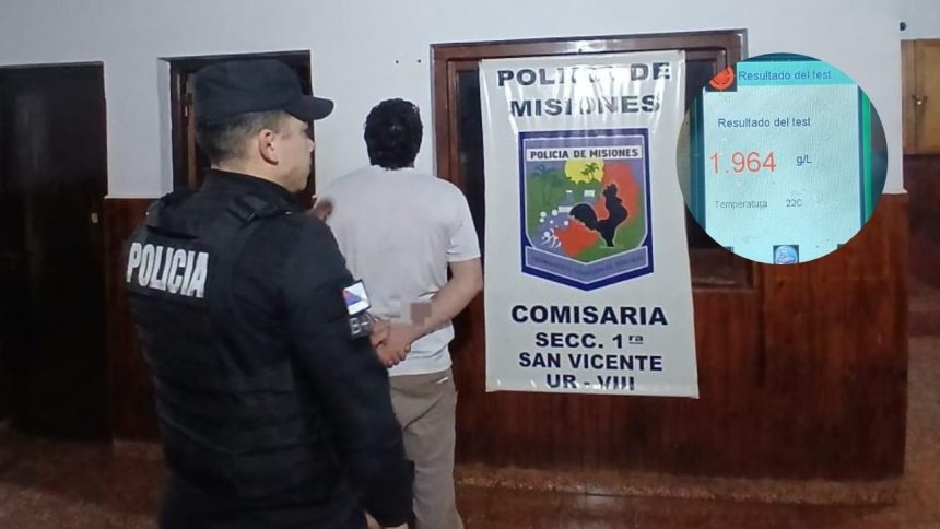 manejaba-alcoholizado,-choco-contra-otro-vehiculo-y-termino-demorado-en-san-vicente