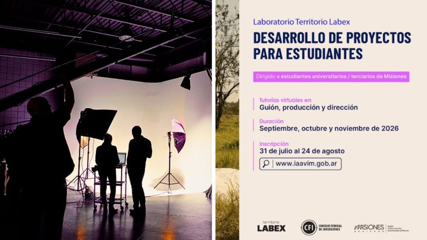 impulso-al-cine-misionero:-abren-inscripciones-para-el-nuevo-laboratorio-de-desarrollo-del-iaavim