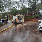 un-motociclista-de-25-anos-resulto-lesionado-tras-chocar-con-un-auto-en-obera