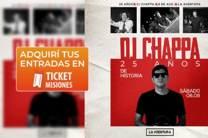 ticket-misiones-|-dj-chappa-festeja-sus-25-anos-de-trayectoria-con-un-festival-en-el-complejo-la-aventura-de-posadas