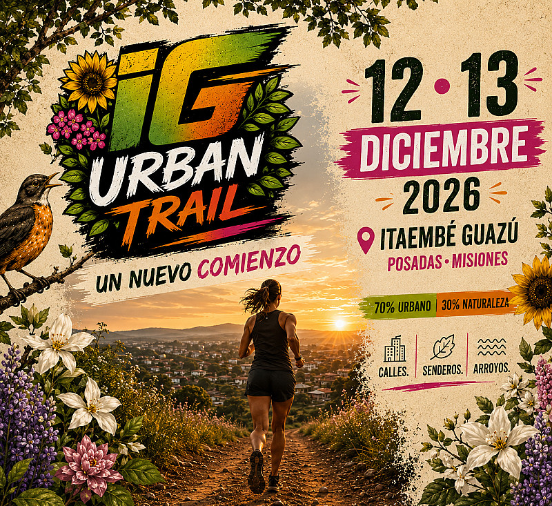 ig-urban-trail-2026:-trabajan-en-un-trazado-exigente-en-itaembe-guazu-y-advierten-que-“no-es-una-simple-carrera-de-calle”