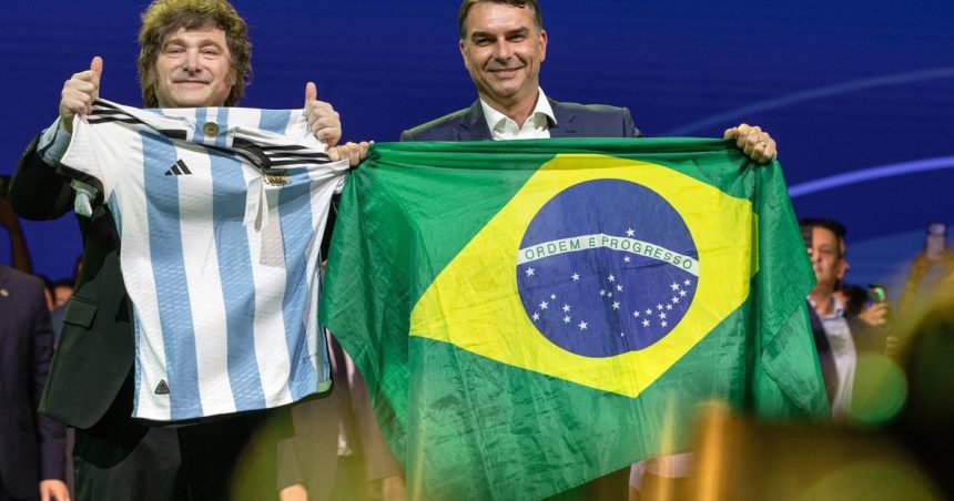 reunion-en-el-congreso-y-“retiro-ideologico”:-en-medio-de-la-crisis-con-brasil,-referentes-de-bolsonaro-se-juntan-con-diputados-de-milei