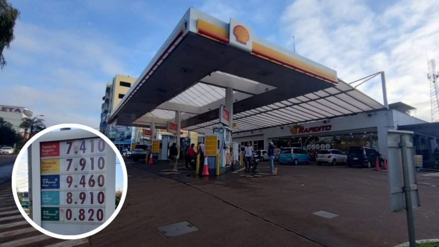 surtidores-en-encarnacion:-estos-son-los-precios-de-los-combustibles-en-pesos-y-guaranies-este-miercoles