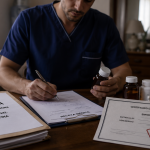 denuncian-a-un-enfermero-por-abandono-de-persona-y-ejercicio-ilegal-de-la-medicina:-aseguran-que-sigue-atendiendo,-recetando-y-cobrando-sin-matricula-habilitante
