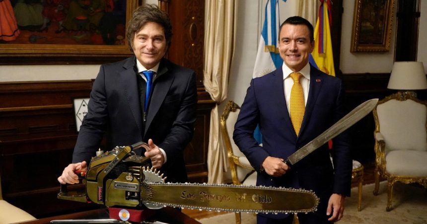 en-la-previa-del-viaje-de-milei-a-ecuador,-el-gobierno-declaro-organizacion-terrorista-a-la-banda-narcocriminal-chone-killers