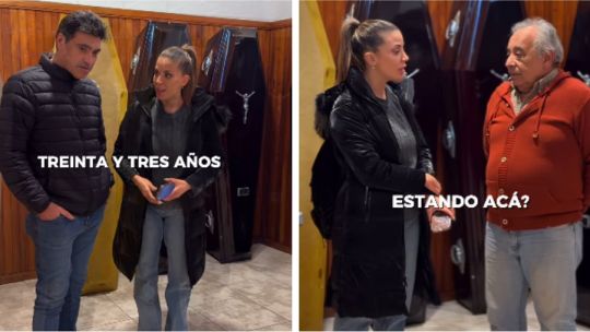 “la-ultima-vuelta-la-das-con-nosotros”:-el-insolito-video-de-virginia-gallardo-en-una-funeraria