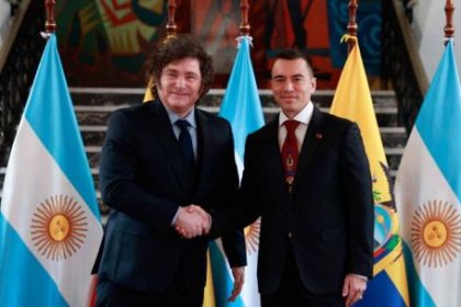 javier-milei-se-reunio-con-daniel-noboa-en-ecuador-y-avanzo-en-seis-acuerdos-bilaterales