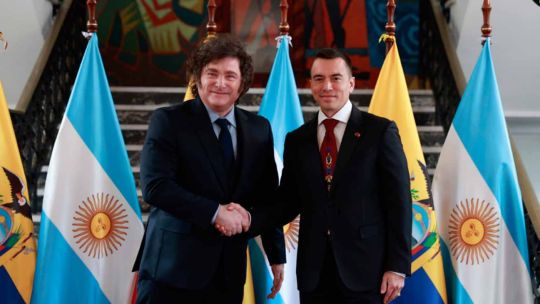 javier-milei-se-reunio-con-daniel-noboa-en-ecuador-y-avanzo-en-seis-acuerdos-bilaterales