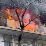 se-incendia-un-edificio-lindero-a-la-casa-de-cristina-kirchner:-dos-personas-fueron-trasladadas