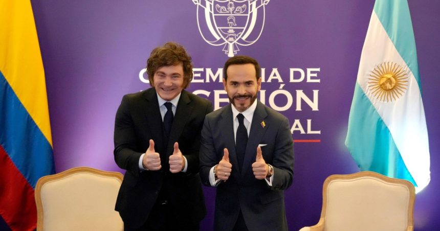 milei-estuvo-en-colombia-para-la-asuncion-de-de-la-espriella-y-suma-un-nuevo-aliado-en-la-derecha-regional