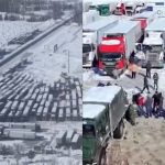 temporal-de-nieve-en-la-zona-cordillerana:-miles-de-camiones-varados-y-protocolos-de-emergencia-activados